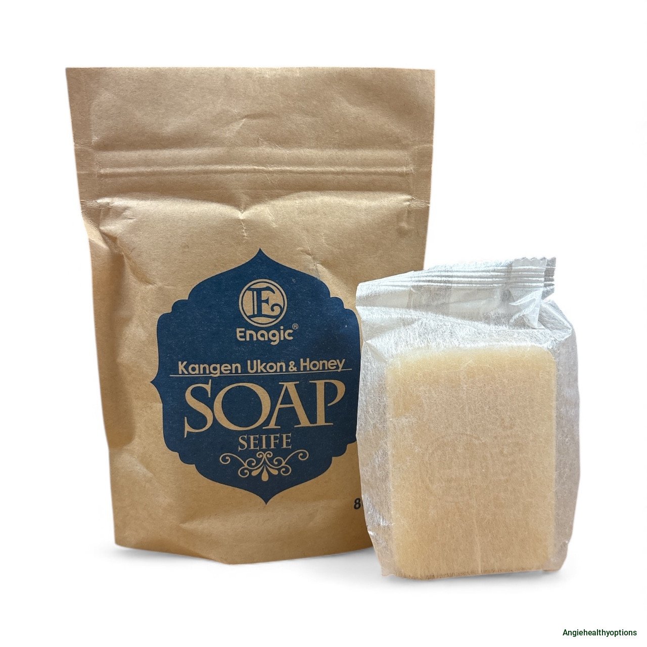 Enagic® Kangen Ukon & Honey Soap – Nourishing Turmeric & Honey Bar (80g)